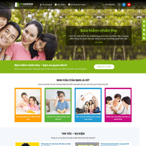 WEBSITE DỊCH VỤ BẢO HIỂM NHÂN THỌ