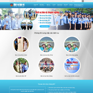WEBSITE CÔNG TY DỊCH VỤ BẢO VỆ