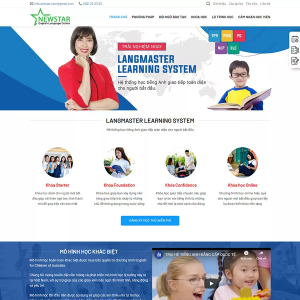 WEBSITE TRUNG TÂM TIẾNG ANH