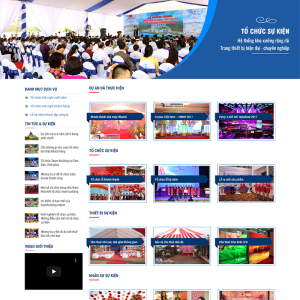 WEBSITE CÔNG TY TỔ CHỨC SỰ KIỆN CHUYÊN NGHIỆP
