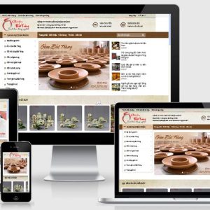 Theme WordPress bán đồ gốm, sứ