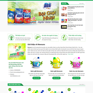 WEBSITE BÁN NƯỚC TẨY RỬA BỘT GIẶT