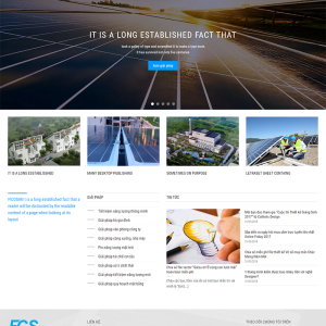 Theme WordPress công ty điện năng lượng mặt trời