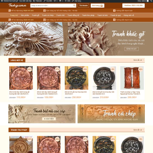 WEBSITE TRANH GỖ ĐẸP