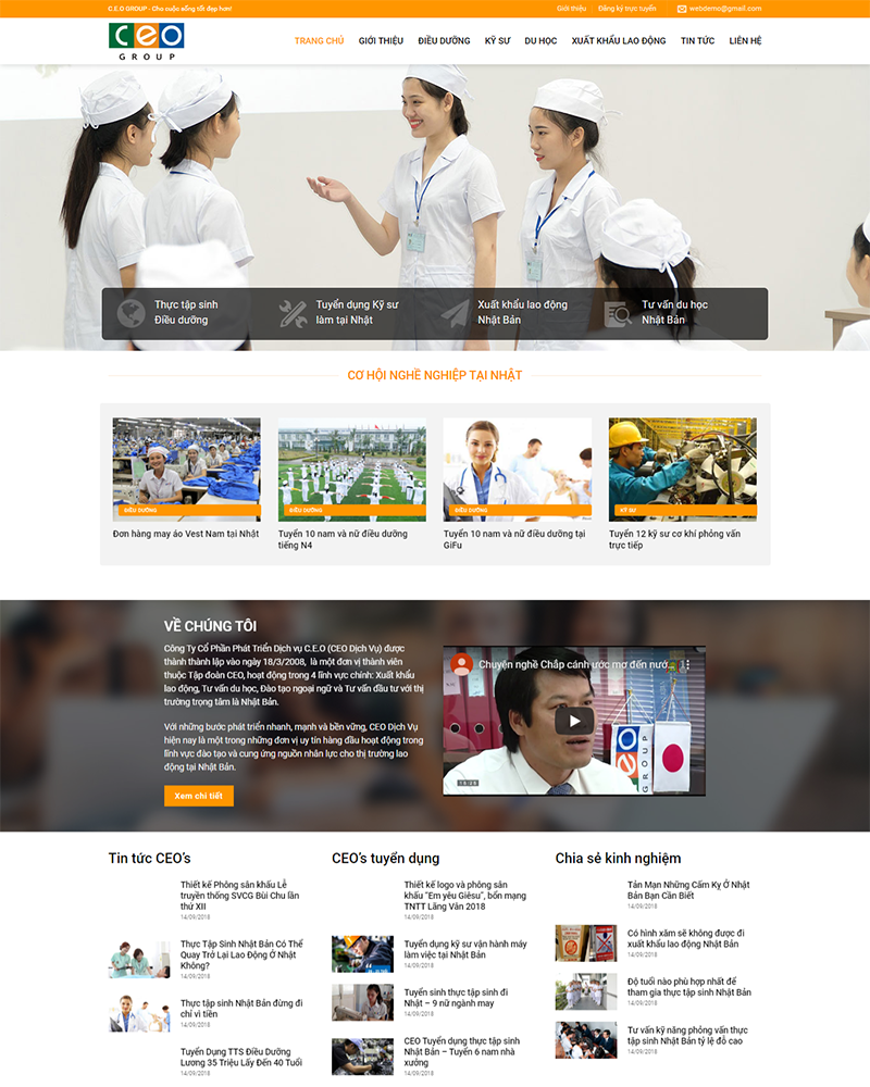 WEBSITE CÔNG TY XUẤT KHẨU LAO ĐỘNG