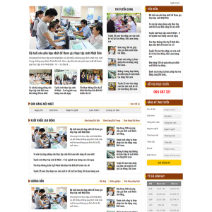 Theme WordPress công ty xuất khẩu lao động